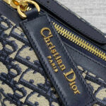 Christian Dior Medium D-Journey Bag M2417 Dark Blue